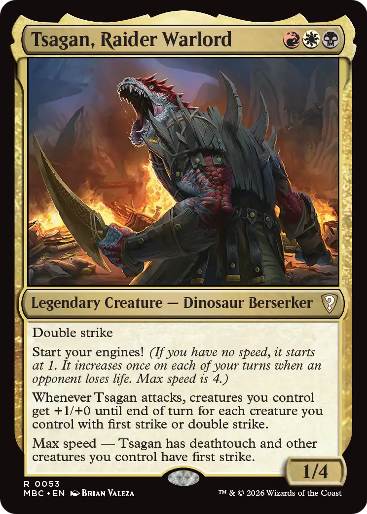 Tsagan, Raider Warlord [Mystery Booster: Commander Edition] | Black Swamp Games
