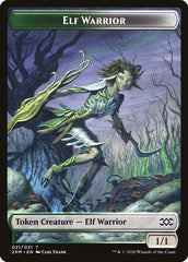Copy // Elf Warrior Double-Sided Token [Double Masters Tokens] | Black Swamp Games