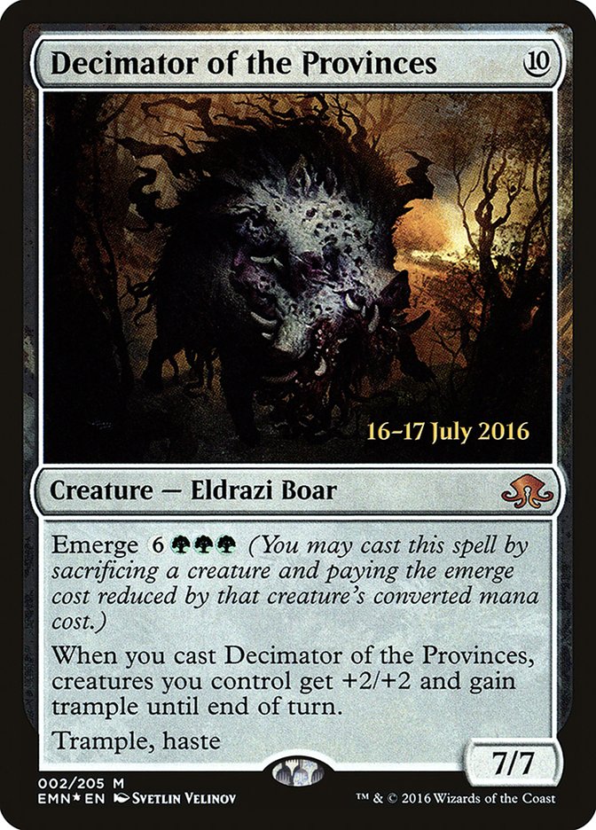 Decimator of the Provinces [Eldritch Moon Prerelease Promos] | Black Swamp Games