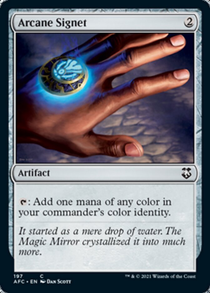Arcane Signet [Dungeons & Dragons: Adventures in the Forgotten Realms Commander] | Black Swamp Games