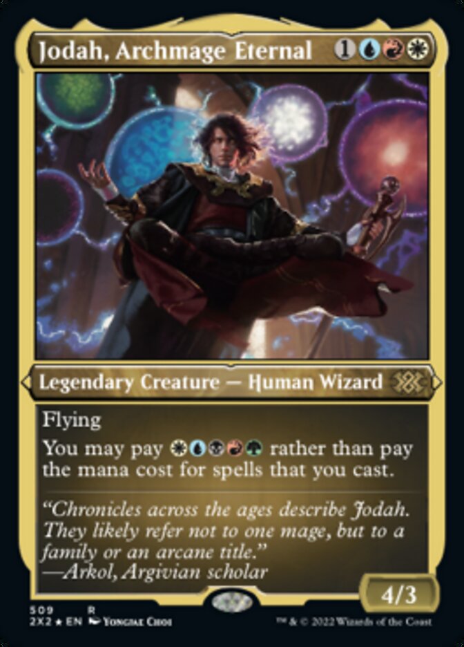 Jodah, Archmage Eternal (Foil Etched) [Double Masters 2022] | Black Swamp Games