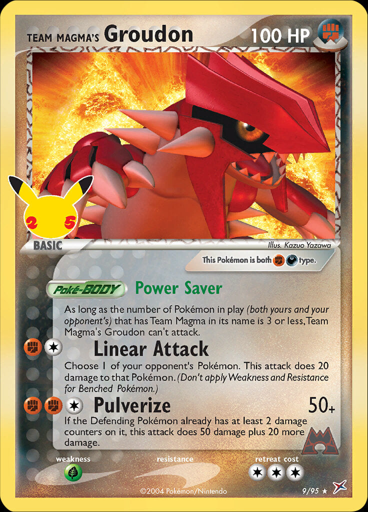 Team Magma's Groudon (9/95) [Celebrations: 25th Anniversary - Classic Collection] | Black Swamp Games