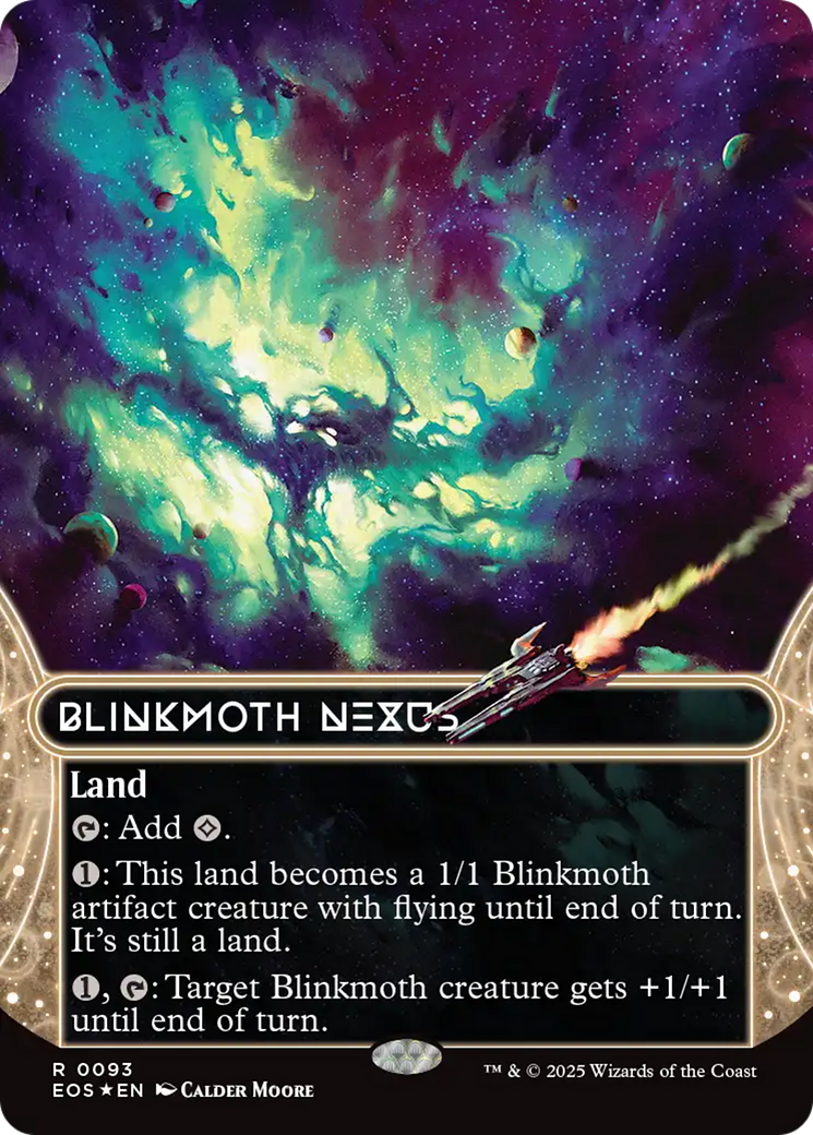 Blinkmoth Nexus (0093) (Borderless) (Galaxy Foil) [Edge of Eternities: Stellar Sights] | Black Swamp Games