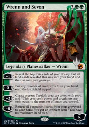 Wrenn and Seven (Promo Pack) [Innistrad: Midnight Hunt Promos] | Black Swamp Games
