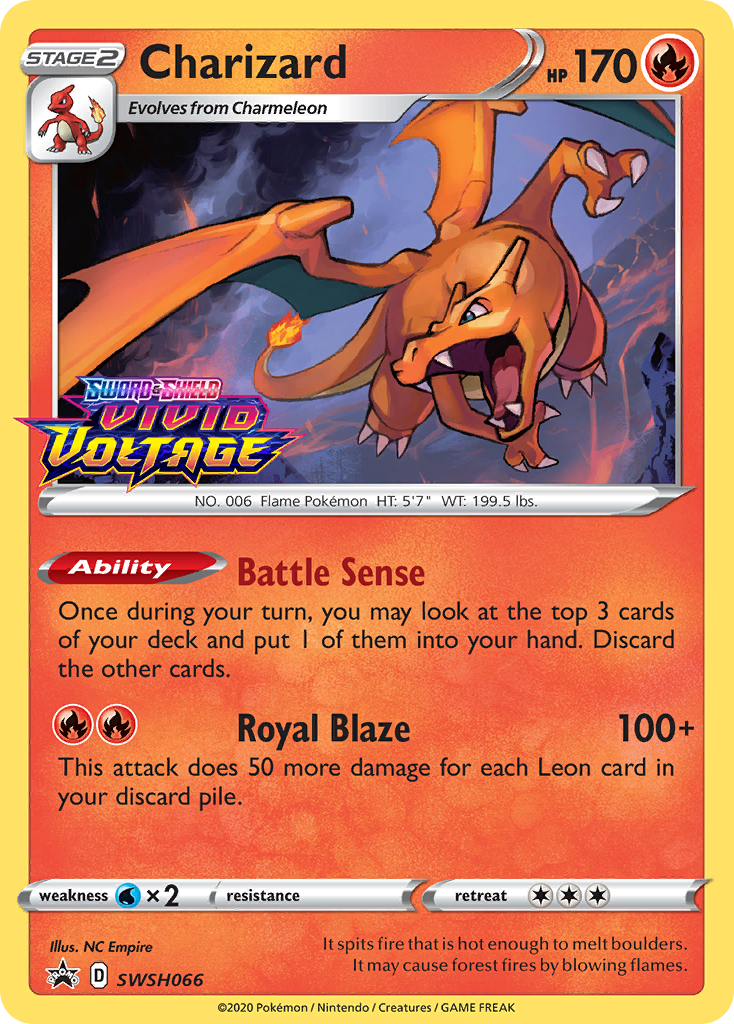 Charizard (SWSH066) (Prerelease Promo) [Sword & Shield: Black Star Promos] | Black Swamp Games