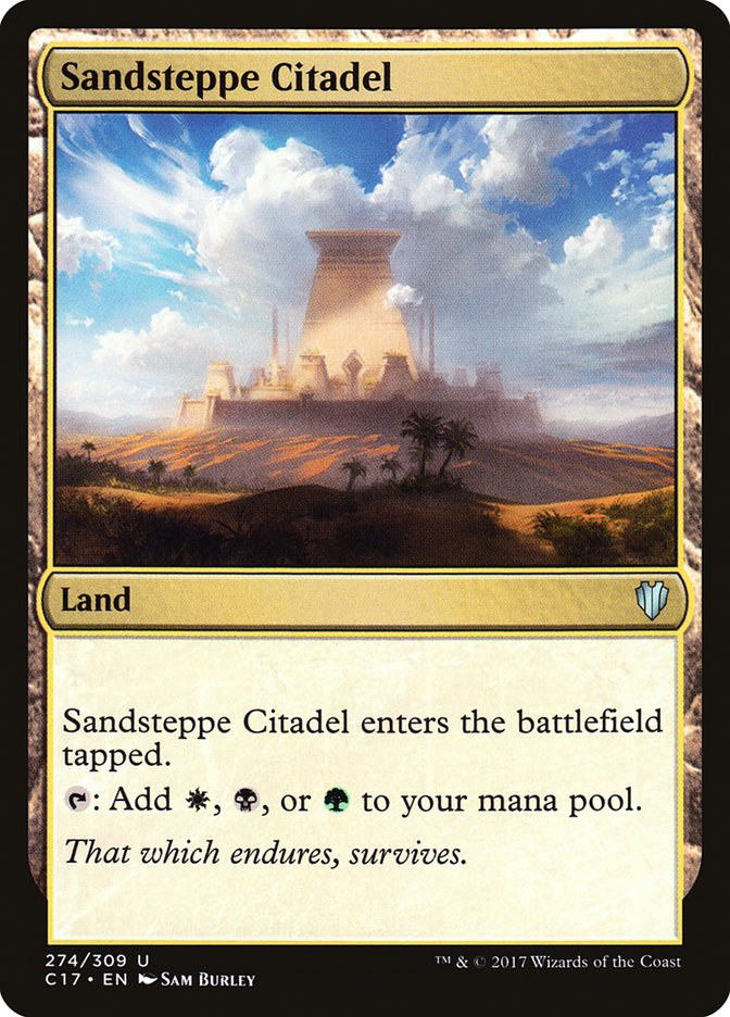 Sandsteppe Citadel [Commander 2017] | Black Swamp Games