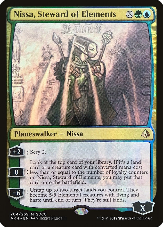 Nissa, Steward of Elements [San Diego Comic-Con 2017] | Black Swamp Games
