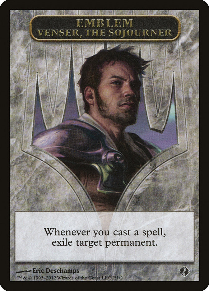 Venser, the Sojourner Emblem [Duel Decks: Venser vs. Koth Tokens] | Black Swamp Games