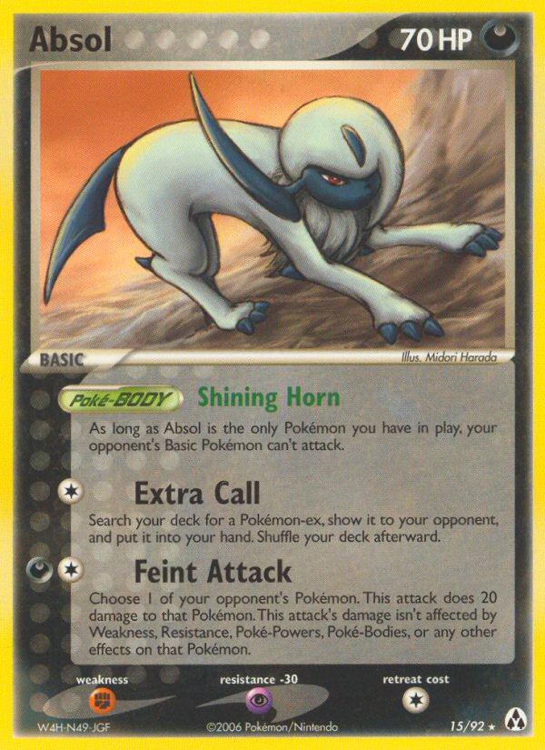 Absol (15/92) [EX: Legend Maker] | Black Swamp Games