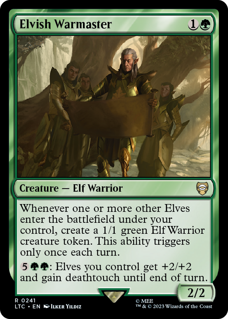 Elvish Warmaster [The Lord of the Rings: Tales of Middle-Earth Commander] | Black Swamp Games