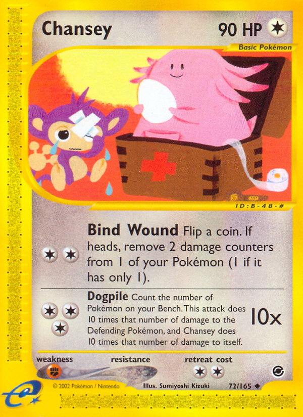 Chansey (72/165) [Expedition: Base Set] | Black Swamp Games