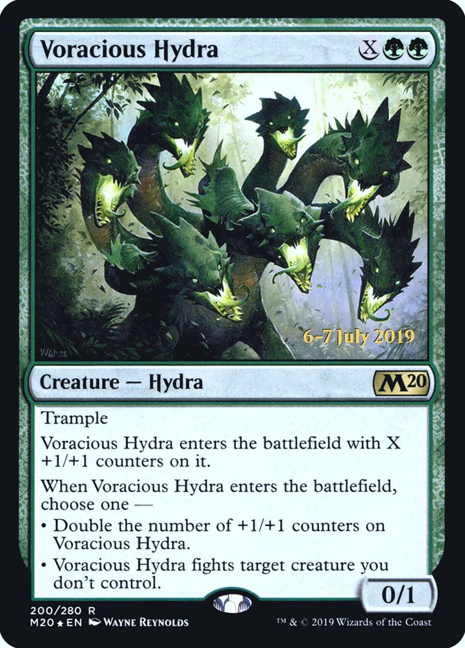 Voracious Hydra [Core Set 2020 Prerelease Promos] | Black Swamp Games