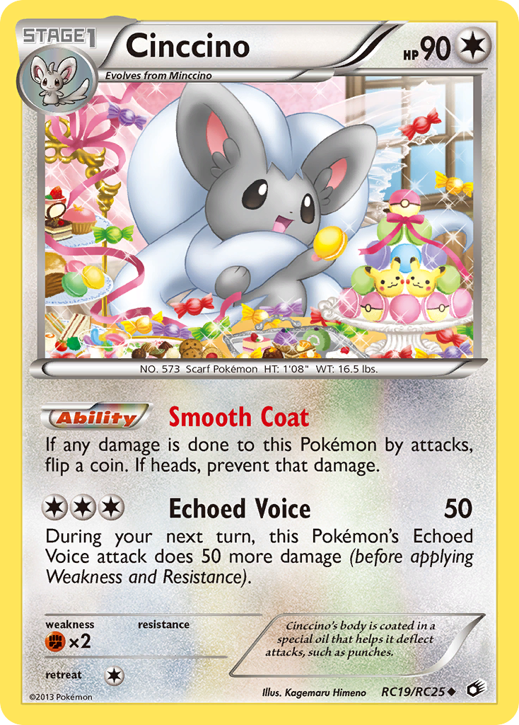 Cinccino (RC19/RC25) [Black & White: Legendary Treasures] | Black Swamp Games