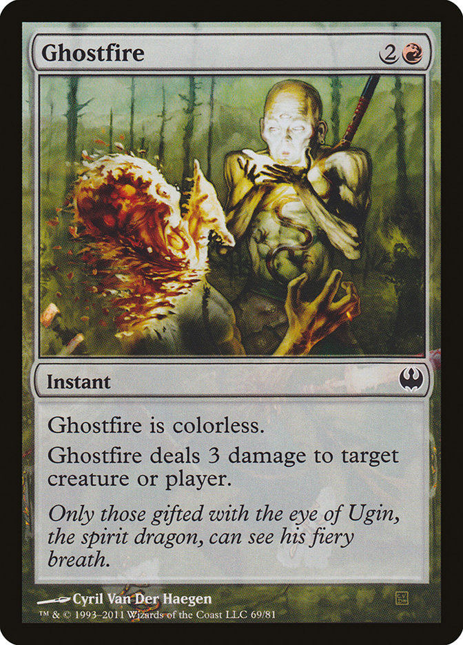 Ghostfire [Duel Decks: Knights vs. Dragons] | Black Swamp Games