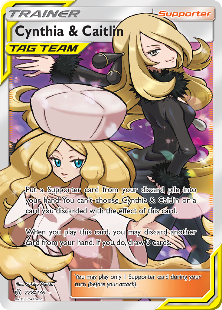 Cynthia & Caitlin (228/236) [Sun & Moon: Cosmic Eclipse] | Black Swamp Games