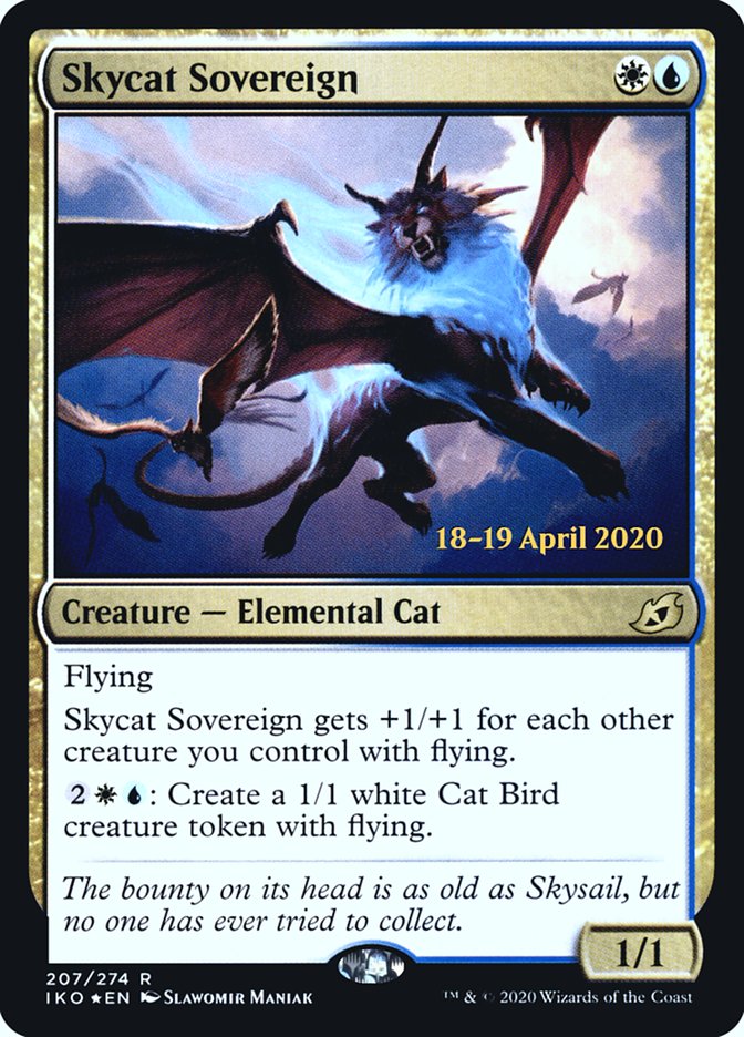 Skycat Sovereign [Ikoria: Lair of Behemoths Prerelease Promos] | Black Swamp Games