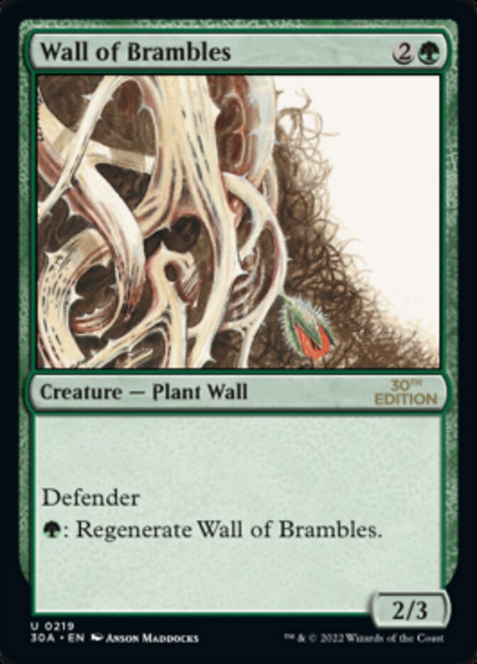 Wall of Brambles [30th Anniversary Edition] | Black Swamp Games
