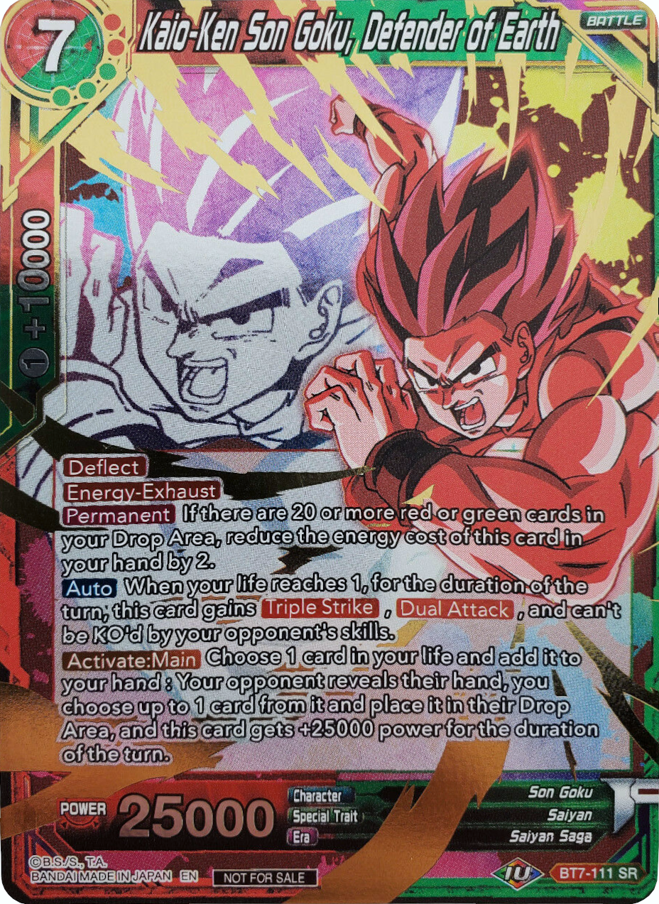 Kaio-Ken Son Goku, Defender of Earth (Event Pack 4) (BT7-111) [Promotion Cards] | Black Swamp Games