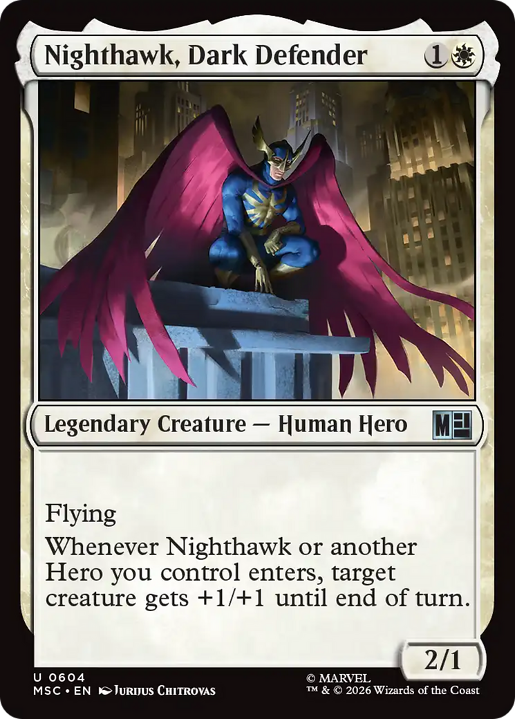 Nighthawk, Dark Defender [Marvel Super Heroes Commander] | Black Swamp Games