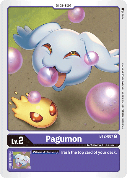 Pagumon [BT2-007] [Release Special Booster Ver.1.0] | Black Swamp Games