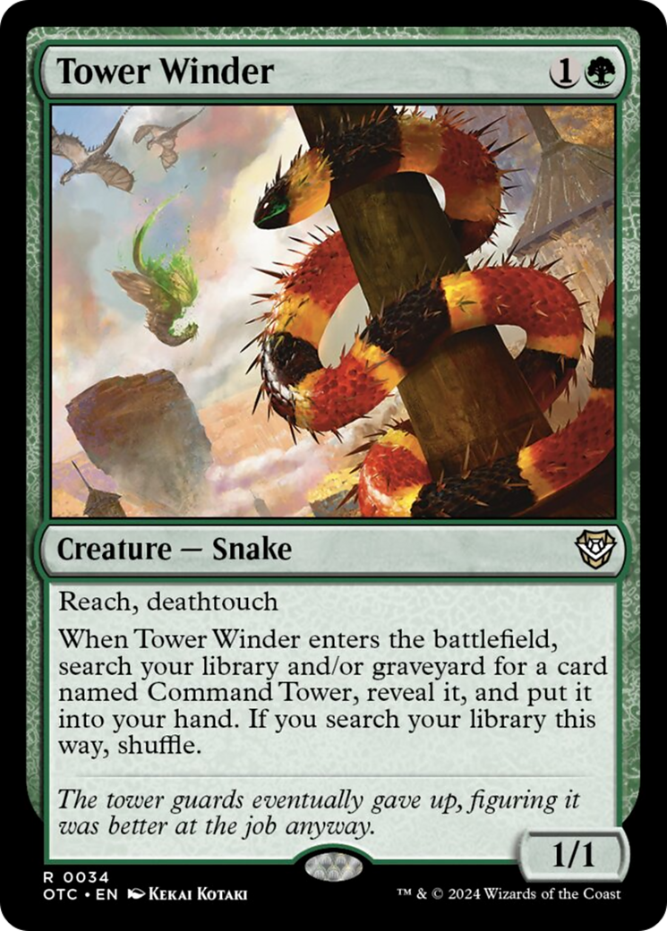 Tower Winder [Outlaws of Thunder Junction Commander] | Black Swamp Games