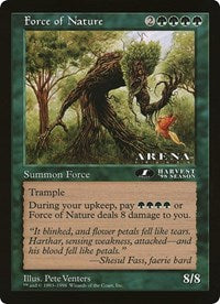 Force of Nature (Oversized) [Oversize Cards] | Black Swamp Games