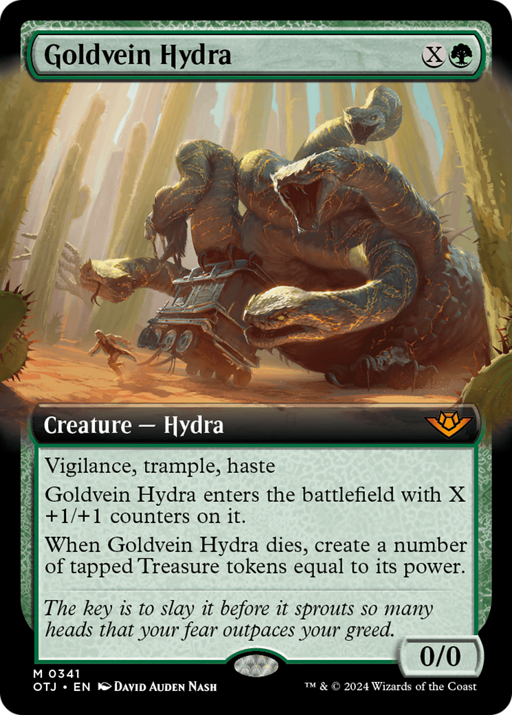 Goldvein Hydra (Extended Art) [Outlaws of Thunder Junction] | Black Swamp Games