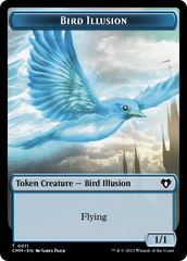 Spirit (0039) // Bird Illusion Double-Sided Token [Commander Masters Tokens] | Black Swamp Games