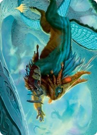 Toski, Bearer of Secrets Art Card (Gold-Stamped Signature) [Kaldheim Art Series] | Black Swamp Games