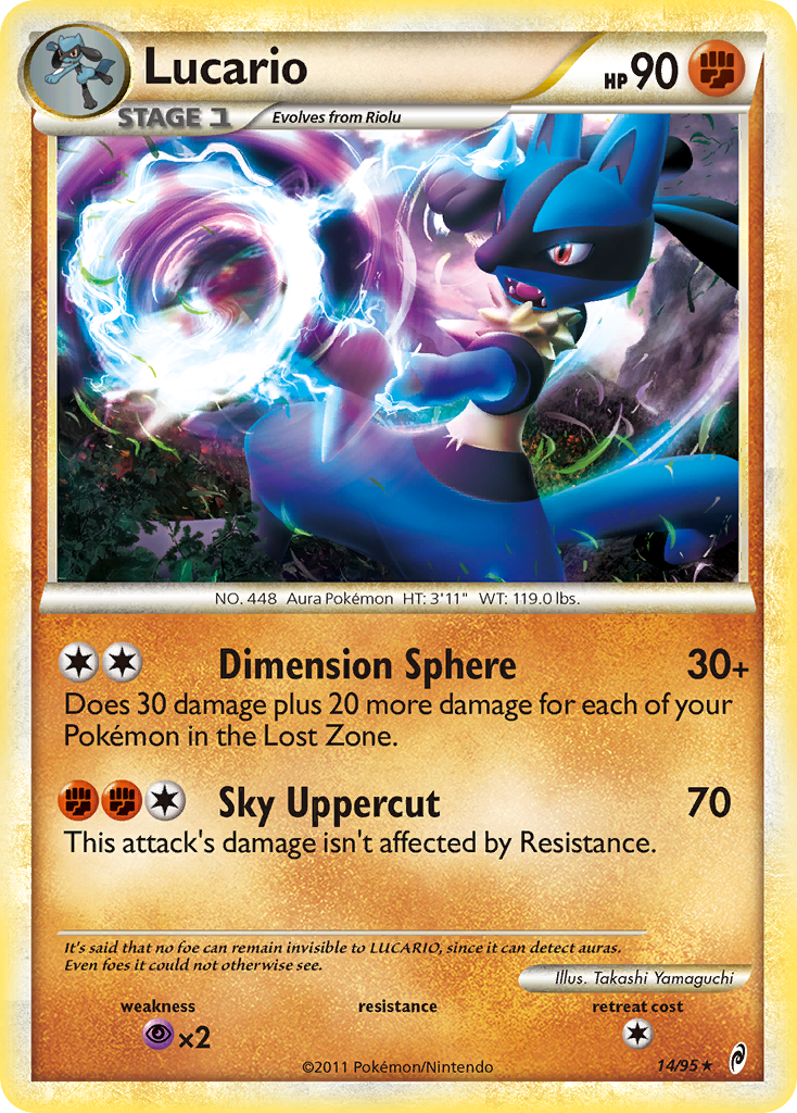 Lucario (14/95) [HeartGold & SoulSilver: Call of Legends] | Black Swamp Games