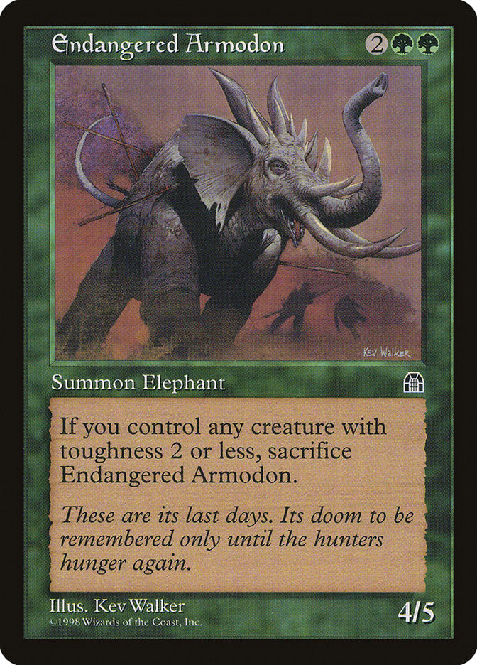 Endangered Armodon [Stronghold] | Black Swamp Games