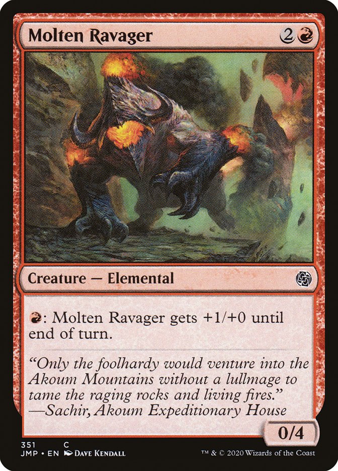 Molten Ravager [Jumpstart] | Black Swamp Games