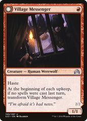 Village Messenger // Moonrise Intruder [Shadows over Innistrad] | Black Swamp Games