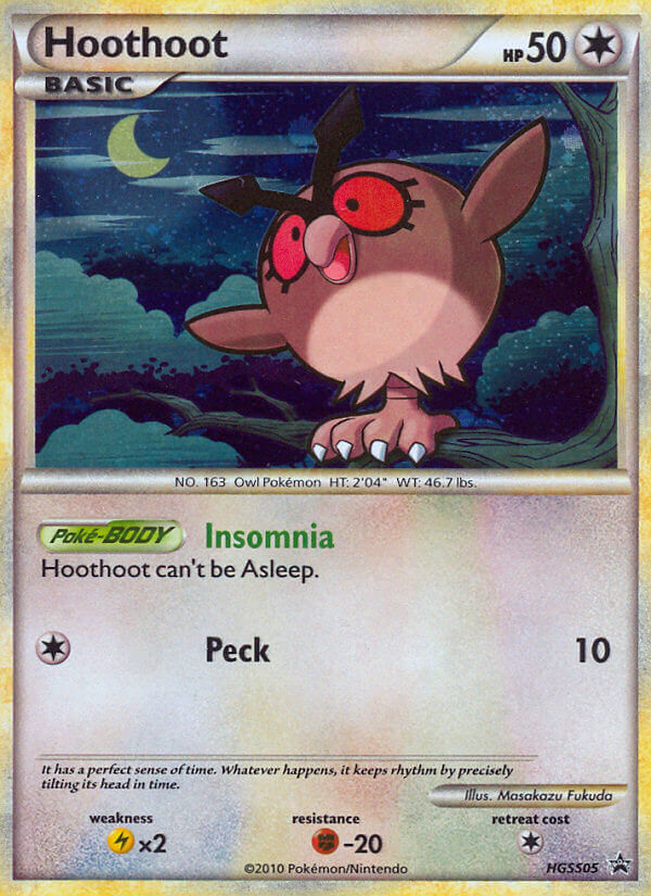 Hoothoot (HGSS05) [HeartGold & SoulSilver: Black Star Promos] | Black Swamp Games