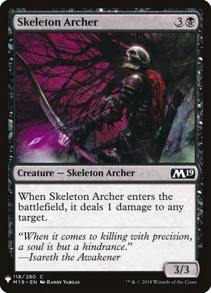 Skeleton Archer [Mystery Booster] | Black Swamp Games