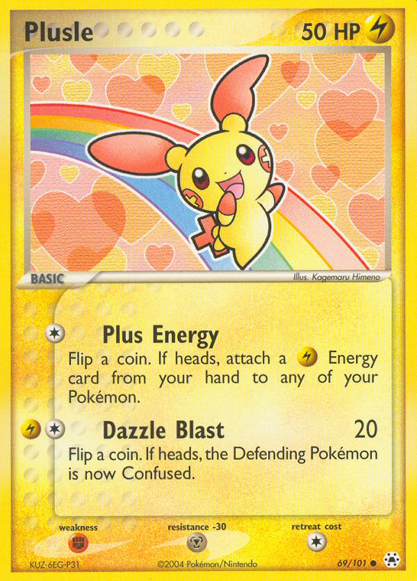 Plusle (69/101) [EX: Hidden Legends] | Black Swamp Games