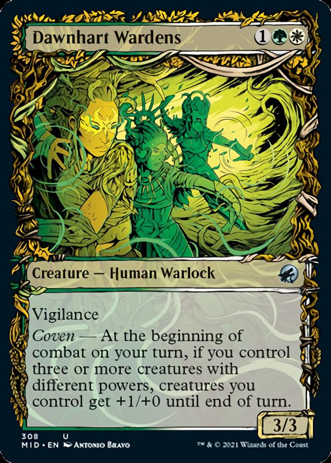 Dawnhart Wardens (Showcase Equinox) [Innistrad: Midnight Hunt] | Black Swamp Games