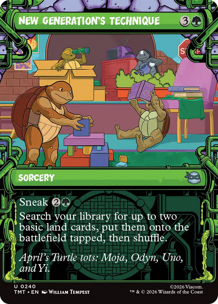 New Generation's Technique (Showcase) [Teenage Mutant Ninja Turtles] | Black Swamp Games