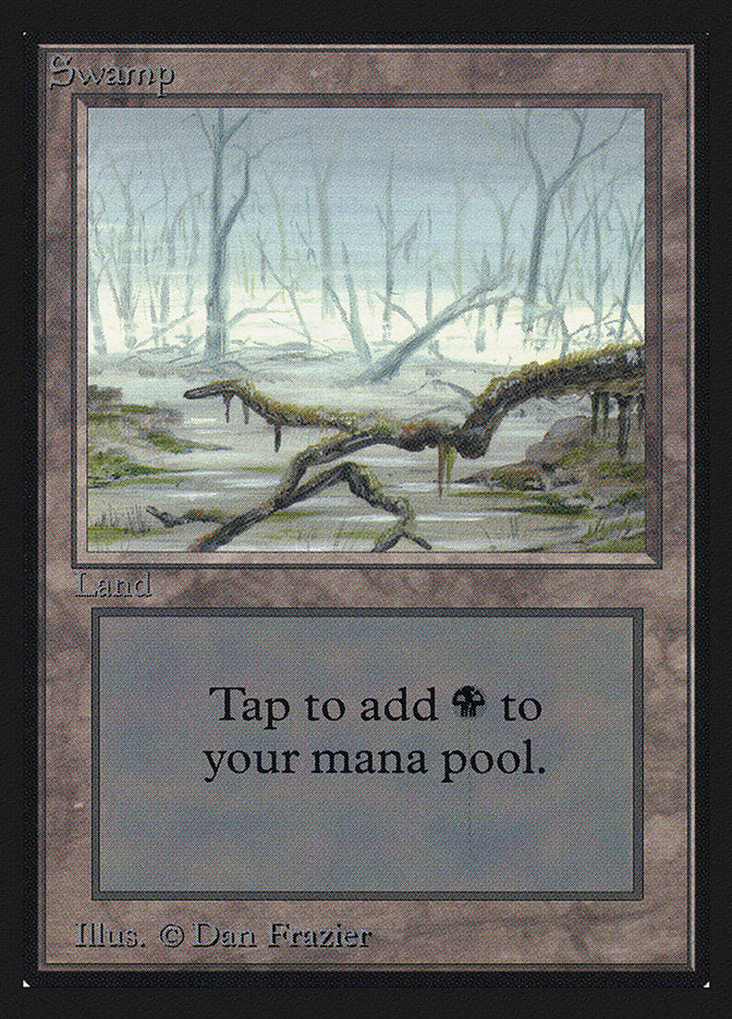 Swamp (White Fog in Trees) [Collectors' Edition] | Black Swamp Games