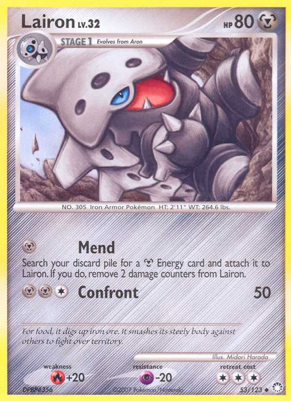 Lairon (53/123) [Diamond & Pearl: Mysterious Treasures] | Black Swamp Games