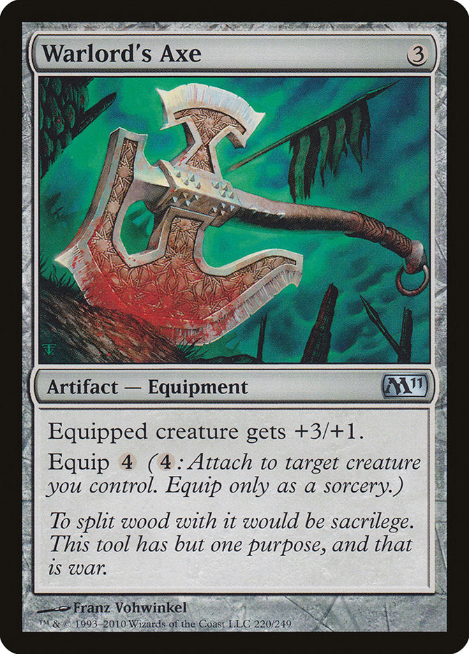 Warlord's Axe [Magic 2011] | Black Swamp Games