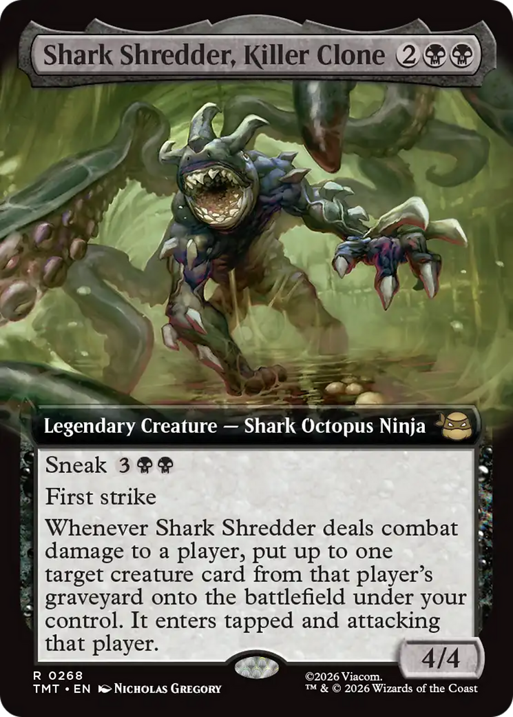 Shark Shredder, Killer Clone (Extended Art) [Teenage Mutant Ninja Turtles] | Black Swamp Games