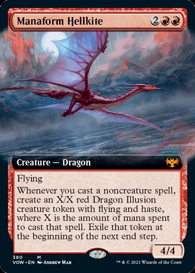 Manaform Hellkite (Extended Art) [Innistrad: Crimson Vow] | Black Swamp Games