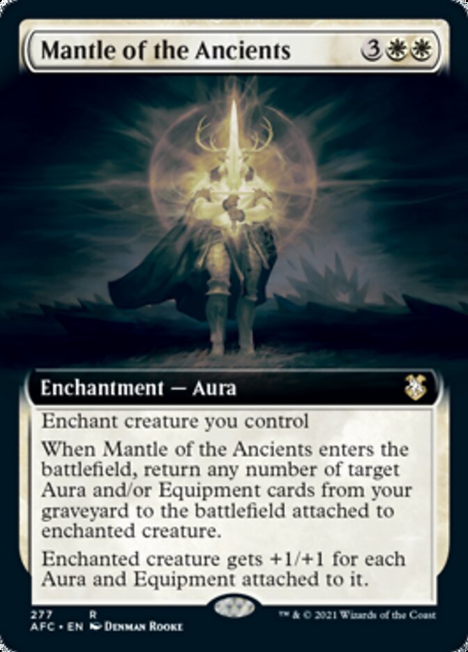 Mantle of the Ancients (Extended Art) [Dungeons & Dragons: Adventures in the Forgotten Realms Commander] | Black Swamp Games