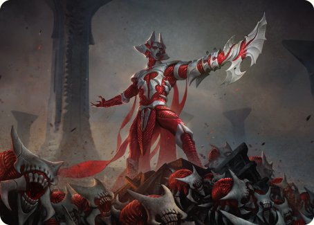 Mite Overseer Art Card [Phyrexia: All Will Be One Art Series] | Black Swamp Games