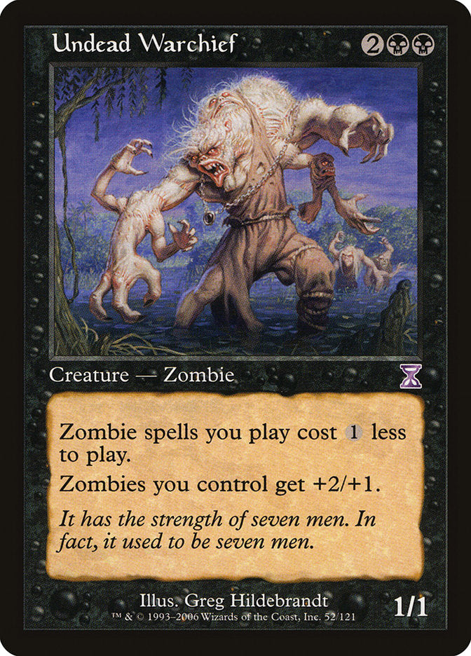 Undead Warchief [Time Spiral Timeshifted] | Black Swamp Games