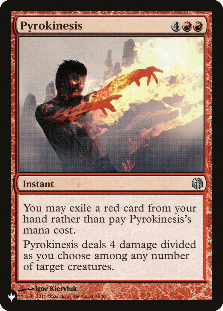 Pyrokinesis [The List] | Black Swamp Games