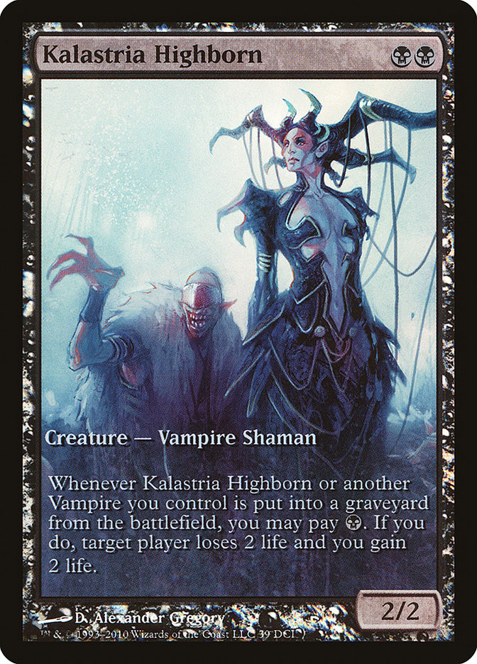 Kalastria Highborn (Game Day) (Extended Art) [Worldwake Prerelease Promos] | Black Swamp Games
