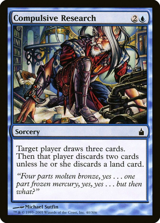 Compulsive Research [Ravnica: City of Guilds] | Black Swamp Games