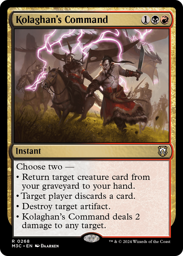 Kolaghan's Command [Modern Horizons 3 Commander] | Black Swamp Games